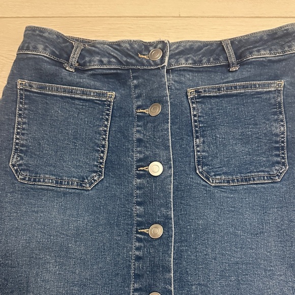 Bagatelle Blue Denim Skirt - Picture 6 of 10